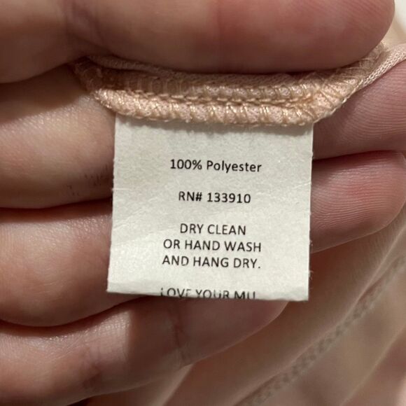 Show Me Your Mumu Jenn Maxi Dress Dusty Blush Chiffon size Large - Picture 6 of 6